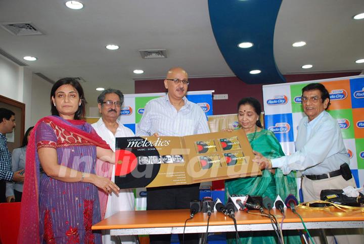 Asha Bhosle launches Unheard Melodies at Radio City in association with Universal at Bandra