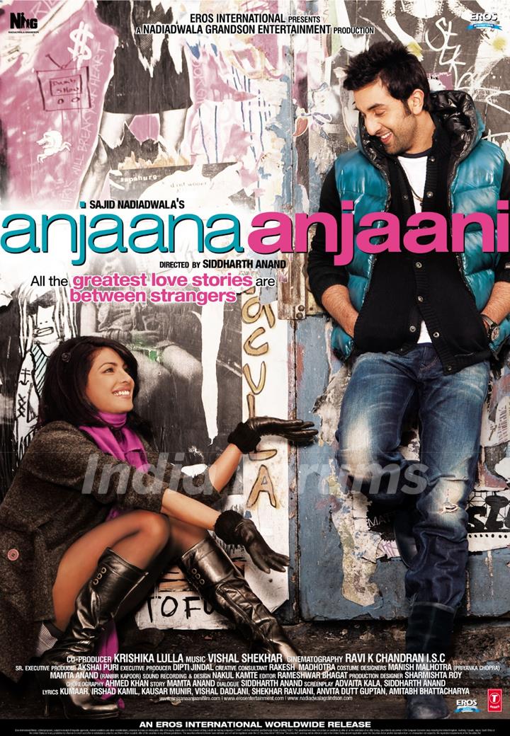 Poster of Anjaana Anjaani movie