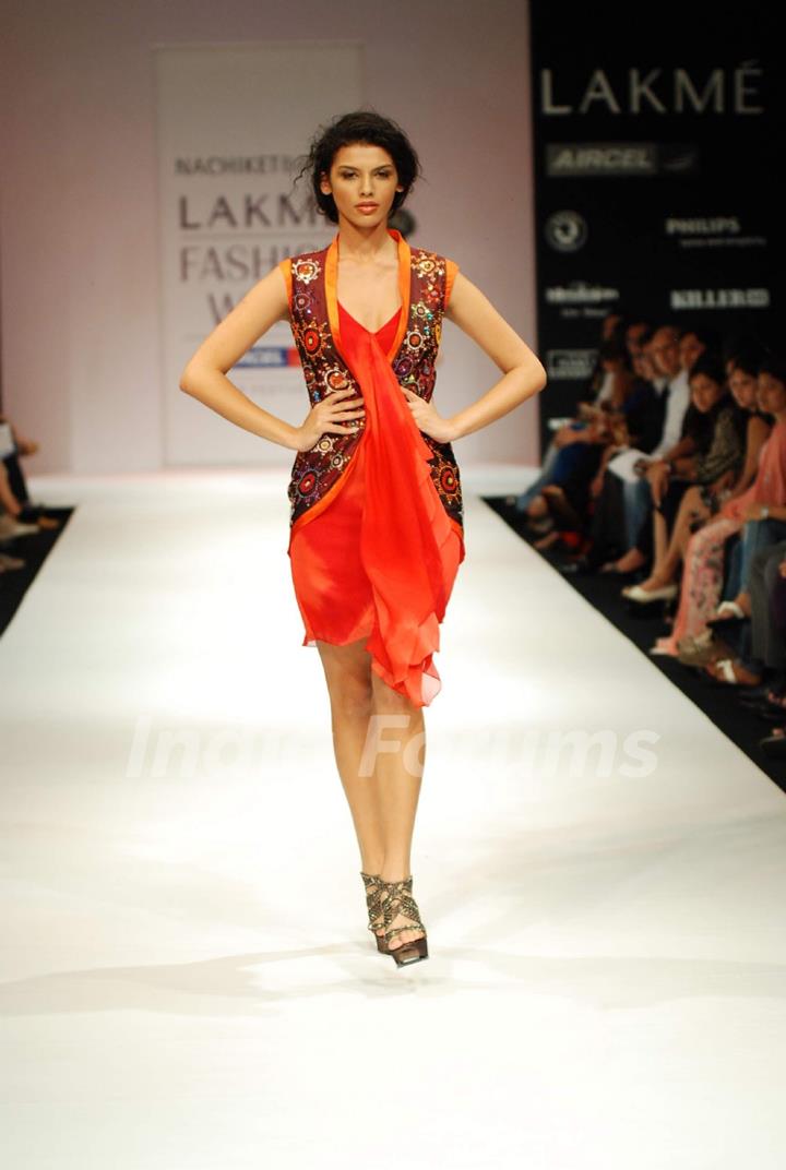 Nachiket Barve's creation at the Lakme Fashion Week