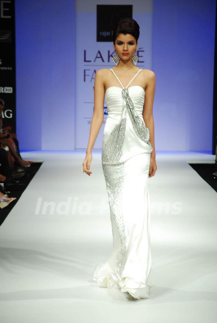 Rajat K Tangri's creation at the Lakme Fashion Week