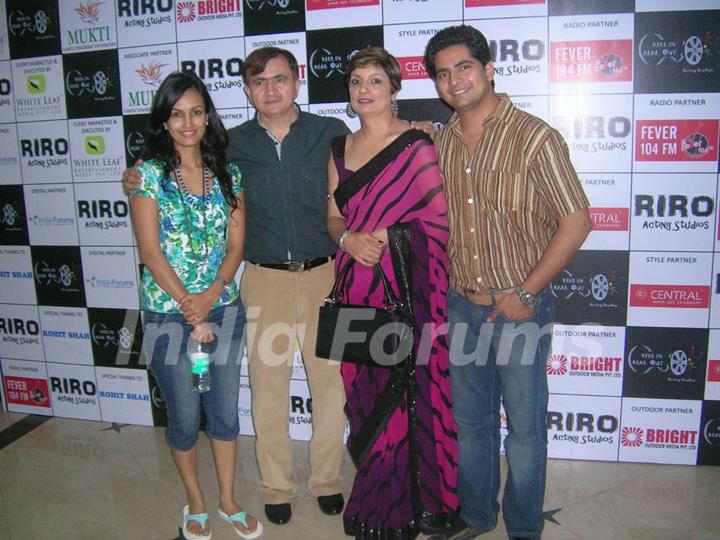 Karan Mehra mother, father and fiancee