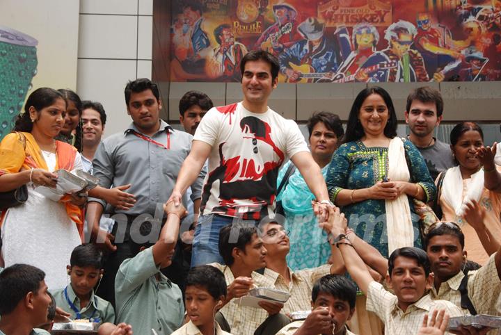 Arbaaz Khan at special screening of Dabangg for DEEDS NGO kids at Fun