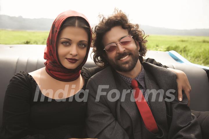 Hrithik Roshan and Aishwarya Rai in the movie Guzaarish