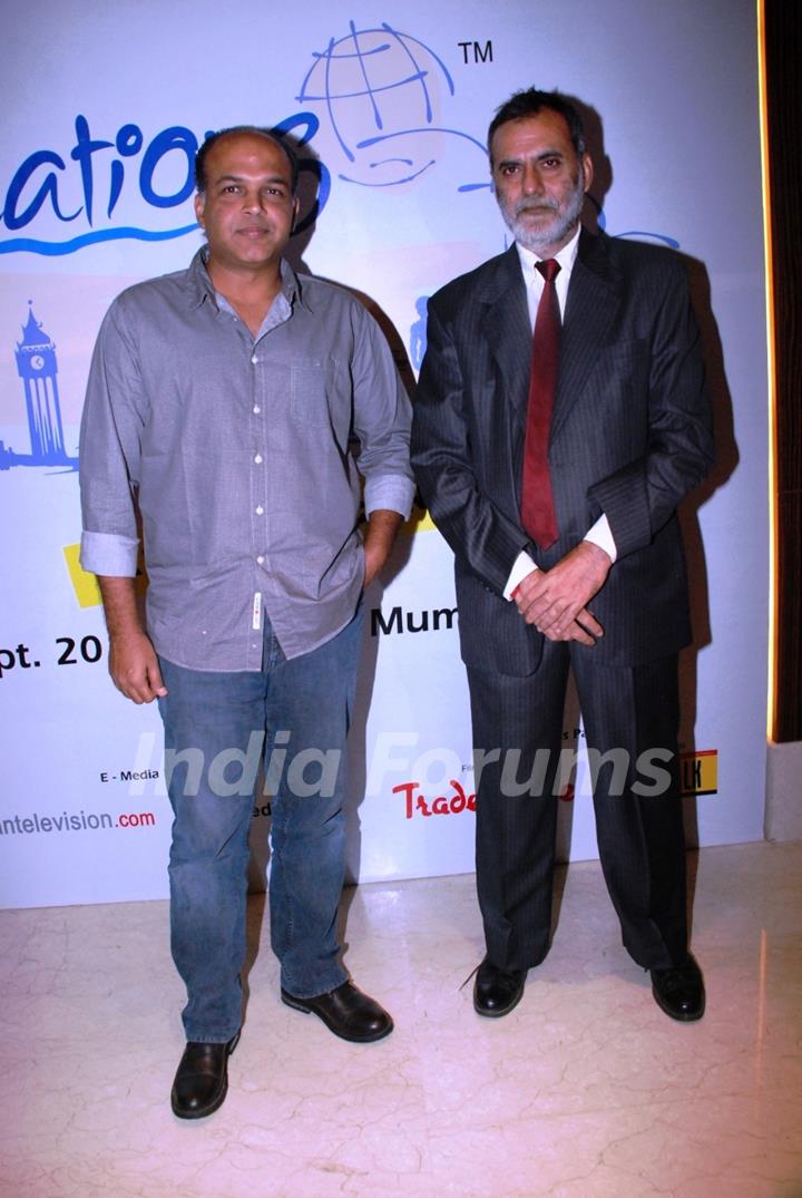 Ashutosh Gowarikar with Sudhanshu Hukku at Locations party at Novotel