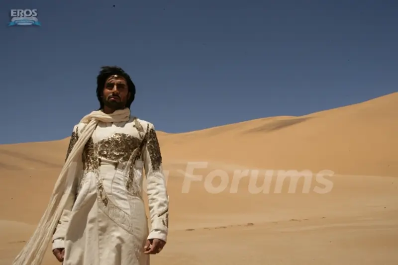 Abhishek standing on the sand