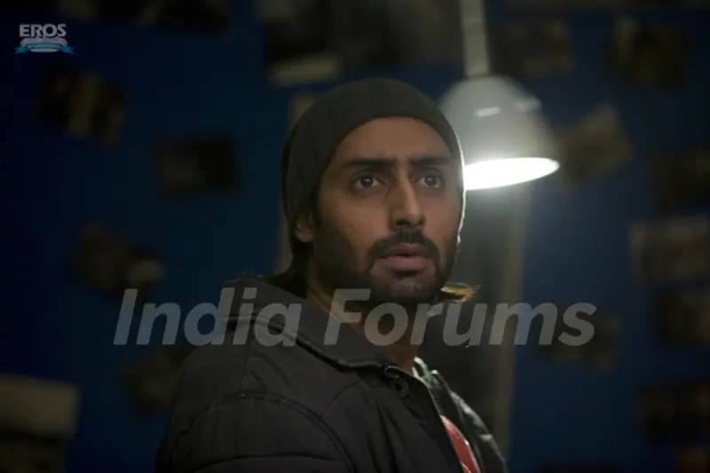 Abhishek looking shocked
