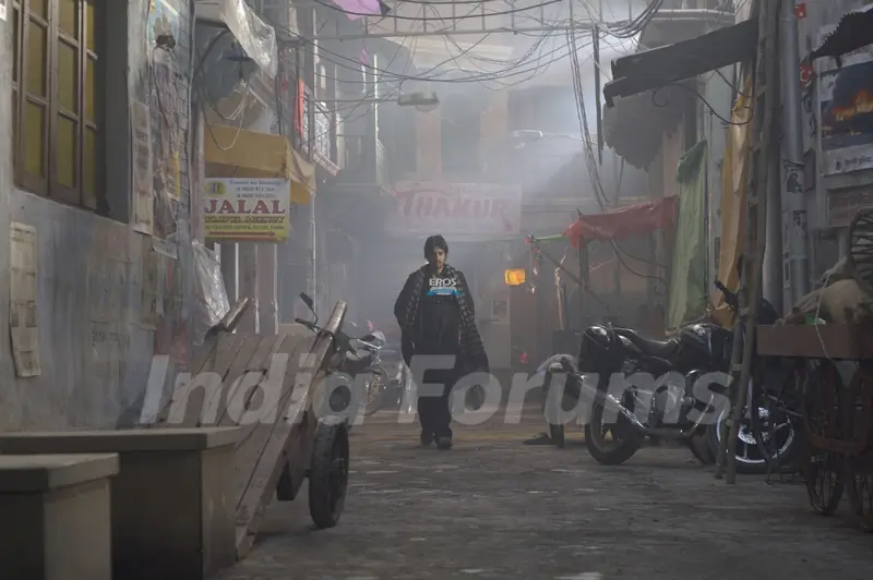 Anurag Sinha walking alone on the road