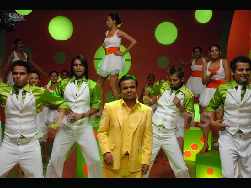 Rajpal Yadav looking happy