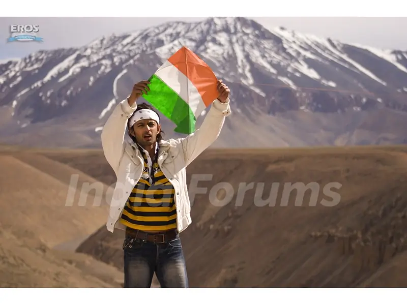 Vatsal Sheth with a  kite