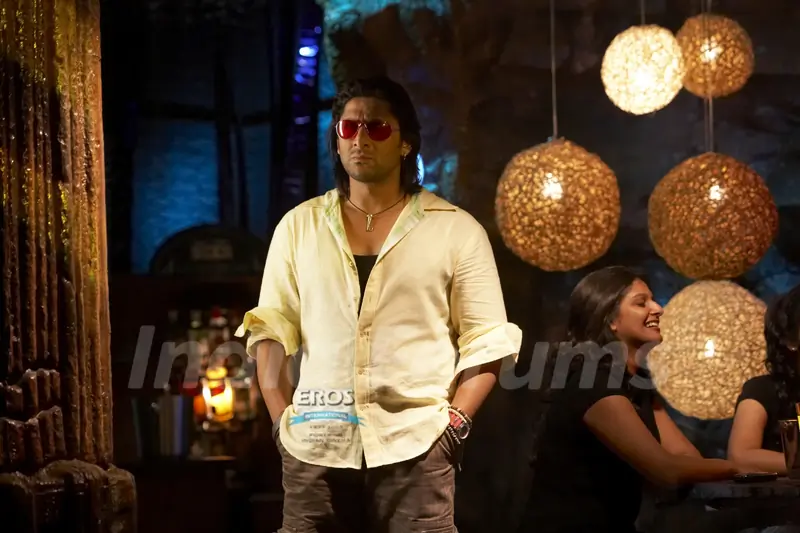 Arshad Warsi looking serious