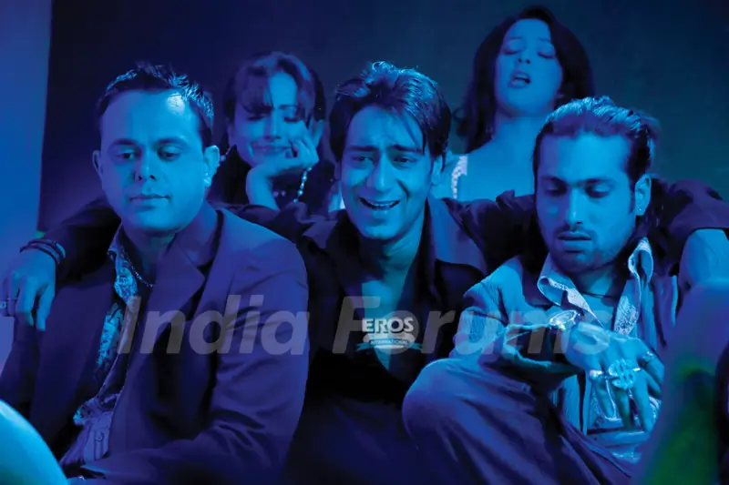 Ajay Devgan with their friends