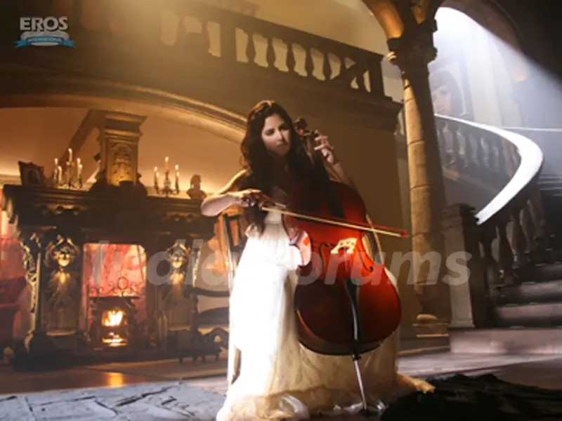 Katrina Kaif with cello