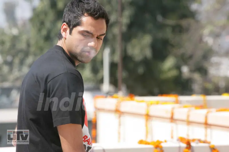 Abhay Deol with the smoke