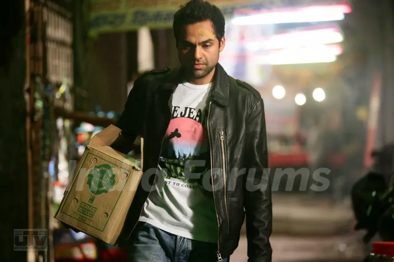 Abhay Deol walking alone