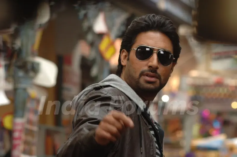 Hot Abhishek in black gogges