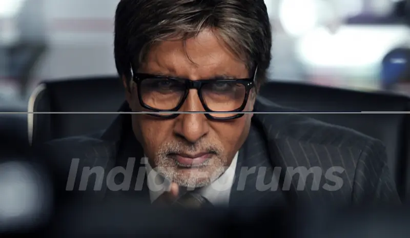 Amitabh Bachchan looking in serious mood