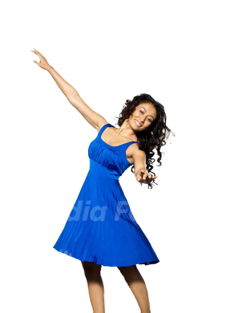 Gayatri Patel looking sweet in blue dress