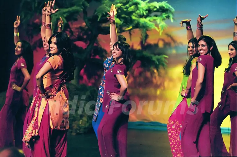 Nandana Sen doing the stage show