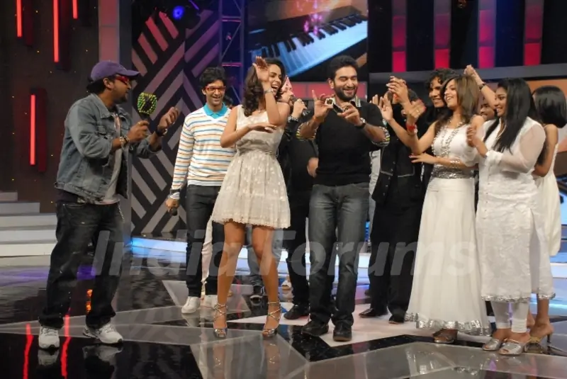 Mallika Sherawat on Zee TV Sa Re Ga Ma Pa Singing Superstar