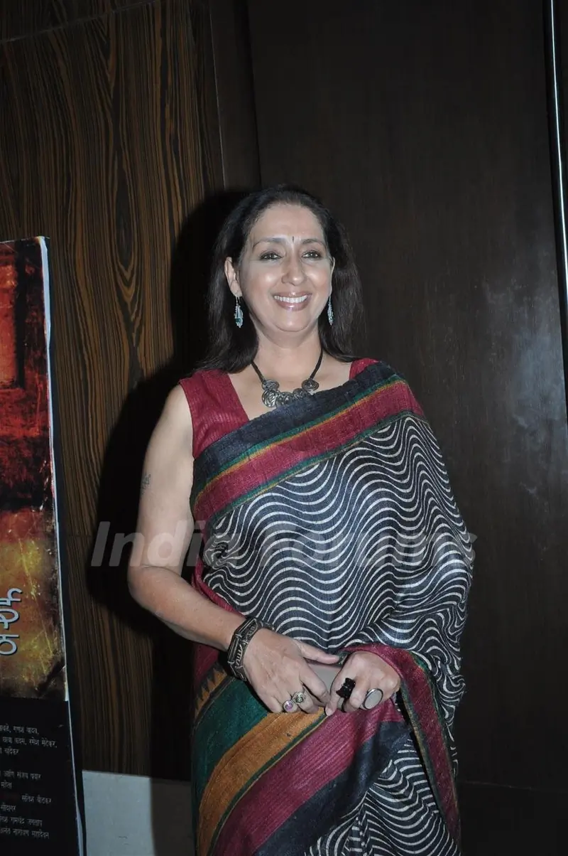 Neena Kulkarni at Amitabh Bachchan launches the music of I am Sindhutai Sapkal at Novotel