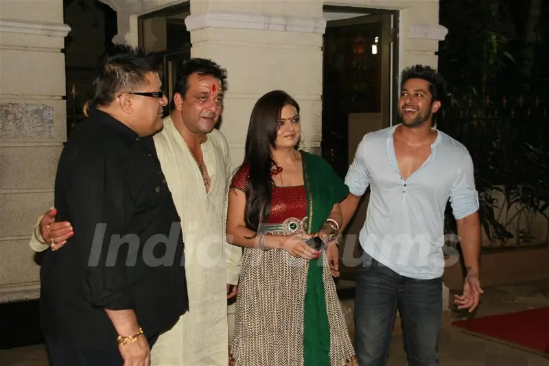 Sanjay Dutt with Aftab Shivdasani