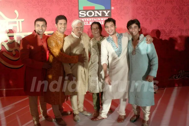 Srman, Rajendra, Ravi Dubey and Meghan at press conference of Sony's new show 'Saas Bina Sasural'