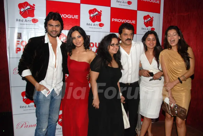 Celebs at Red Ant Cafe launch at Bandra