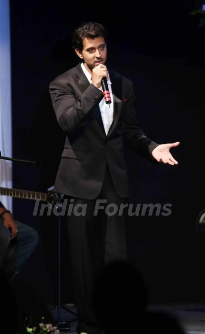 Hrithik Roshan at Music release of 'Guzaarish' at Yash Raj Studio, Mumbai