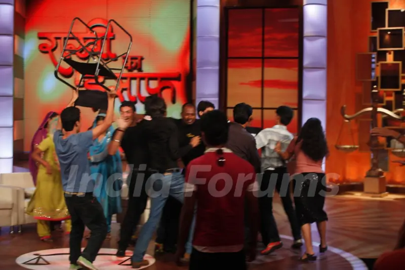 Still from tv show Rakhi Ka Insaaf