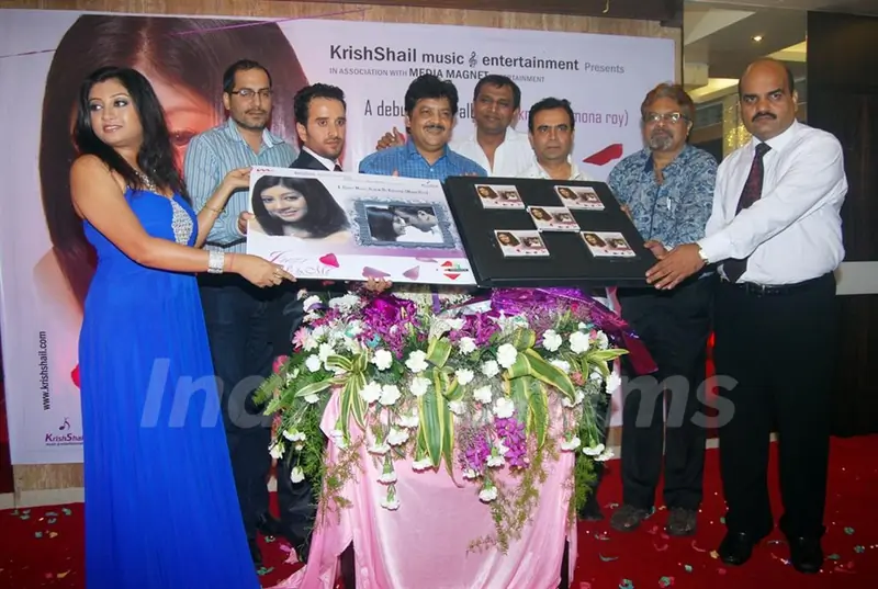 Udit Narayan launch Mona Roy's debut album Just U & Me