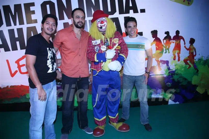The Golmaal 3 cast and crew supports Nick Let's Just Play