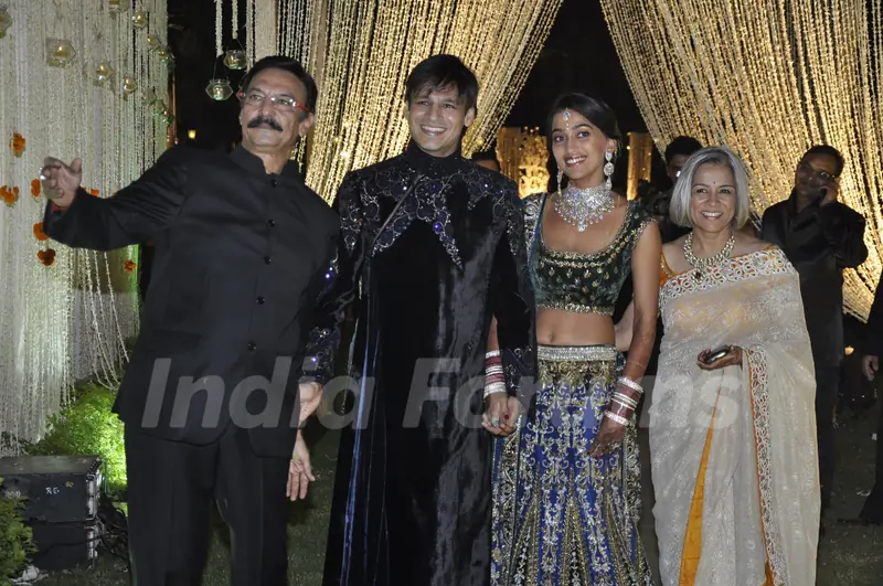 Vivek Oberoi's wedding reception at ITC Grand Maratha