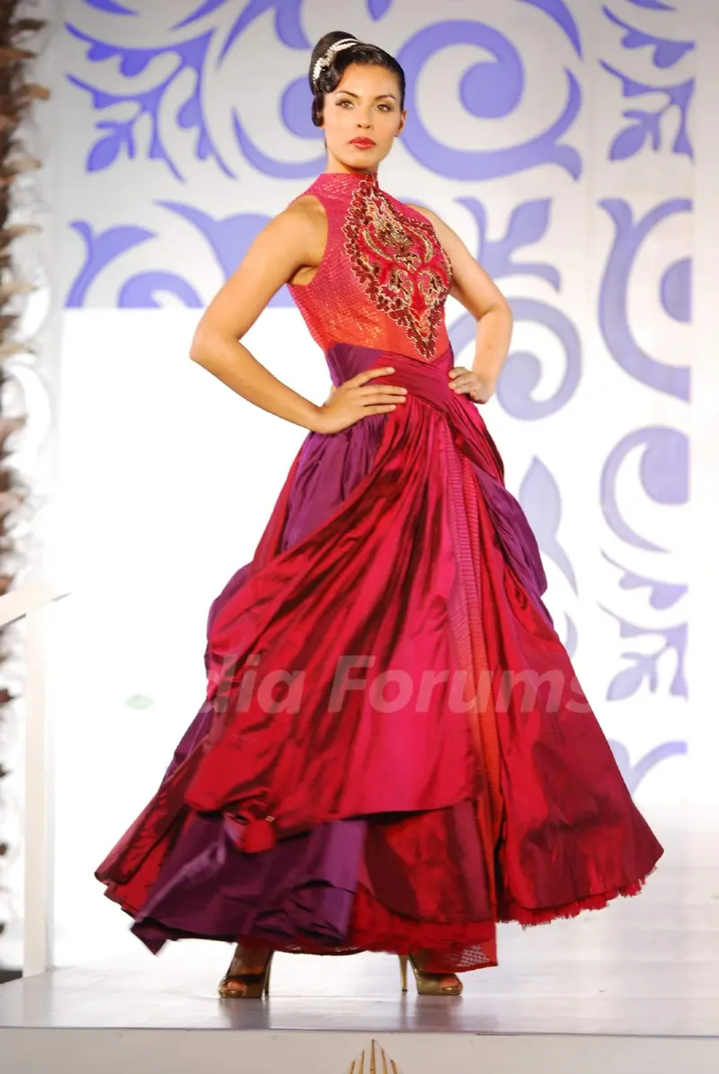 Model Walks for designers Shantanu and Nikhil at Aamby Valley India Bridal Week day 3