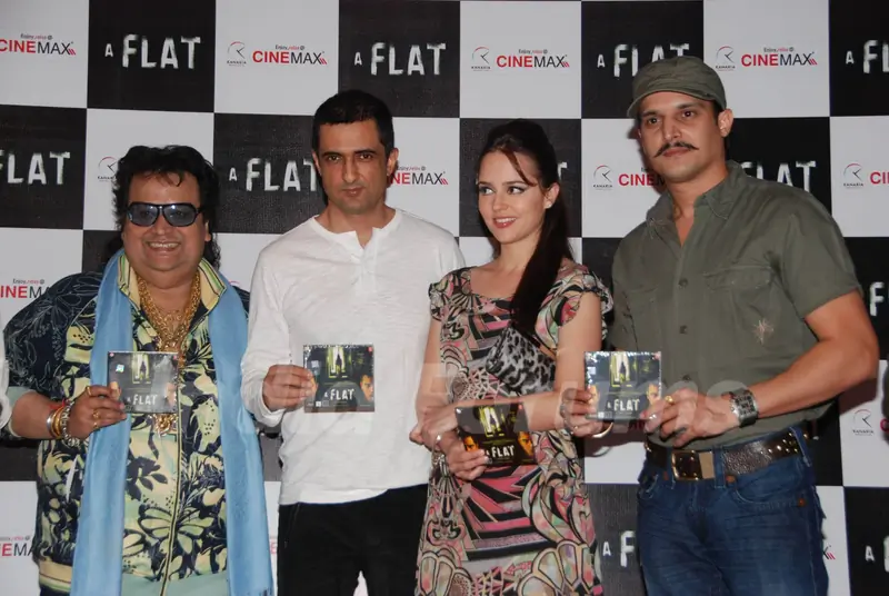 Music launch of A Flat with Bappi Lahiri, Sanjay Suri, Hazel and  Jimmy Shergill at Cinemax