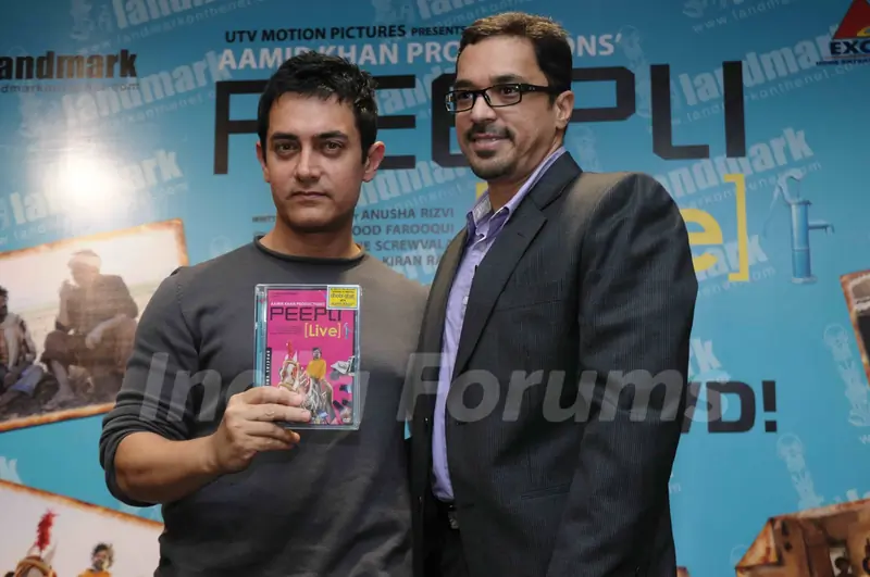 Aamir Khan at PEEPLI [Live] DVD launch at Palladium