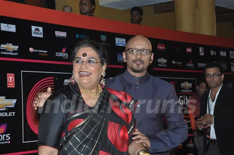 Usha Uthup at Global Indian Music Awards on Wednesday night at Yash Raj Studios
