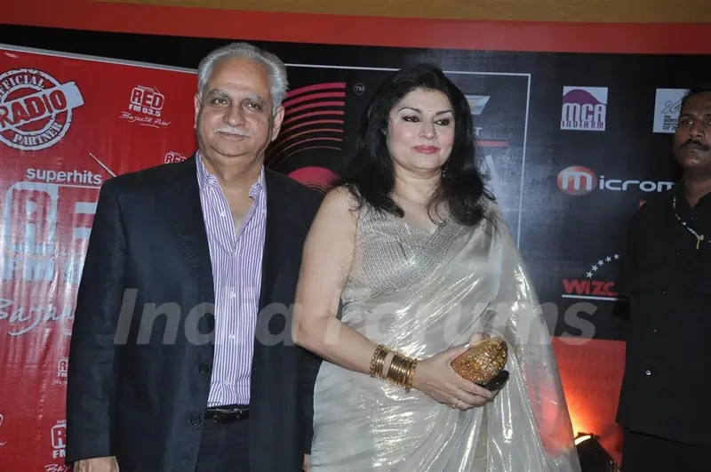 Ramesh Sippy and Kiran Junega at Global Indian Music Awards at Yash Raj Studios