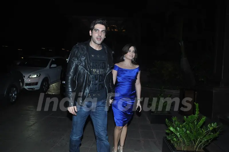 Zayed Khan at Baba Dewan's Birthday bash, Taj Land's End