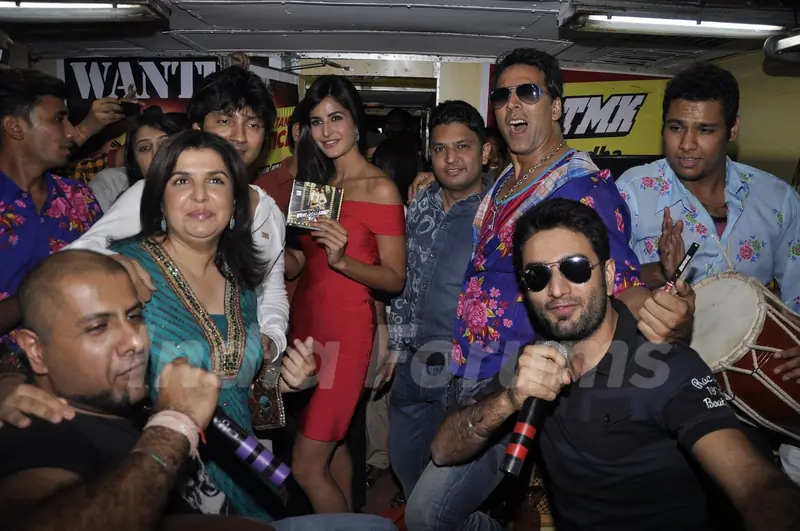 Cast and Crew at Tees Maar Khan music launch