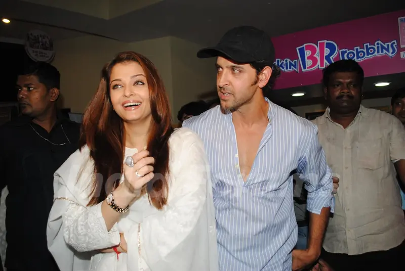 Hrithik Roshan and Aishwarya Rai at special show of Guzaarish for special kids and paraplegic patients at PVR Cinemas in Juhu, Mumbai