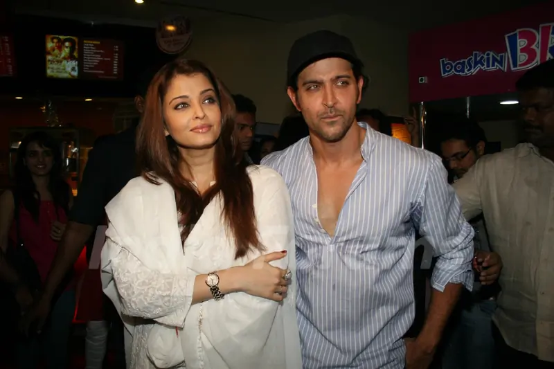 Hrithik Roshan and Aishwarya Rai at special show of Guzaarish for special kids and paraplegic patients at PVR Cinemas in Juhu, Mumbai
