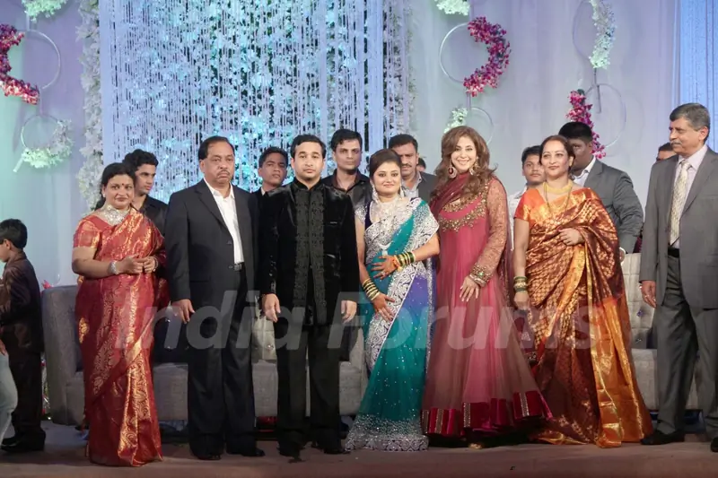 Urmila Matondkar at Nitish Rane's wedding reception at Mahalaxmi Race Course