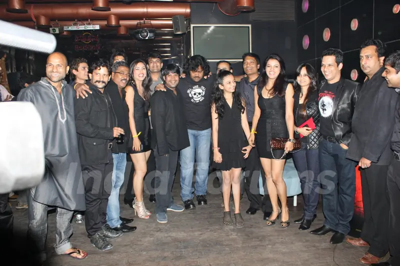 The Entire cast and crew of Kaalo at the celebration party of Kaalo for winning the SA Horrorfest
