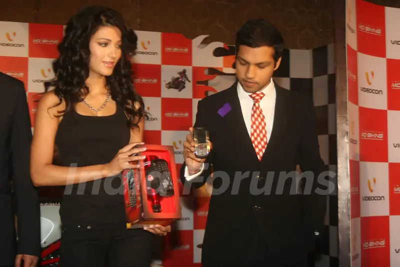 Shruti Hassan launches Videocon mobikes mobile application at Blue Sea. .