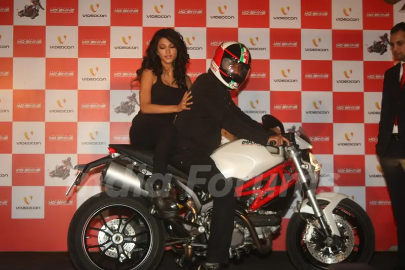 Shruti Hassan launches Videocon mobikes mobile application at Blue Sea. .