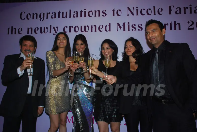 Miss Earth Nicole Faria welcome bash at Atria Mall. .