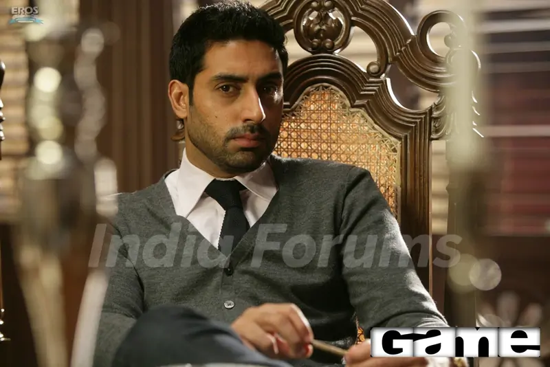 Abhishek Bachchan as Neil Menon in the movie Game(2011)