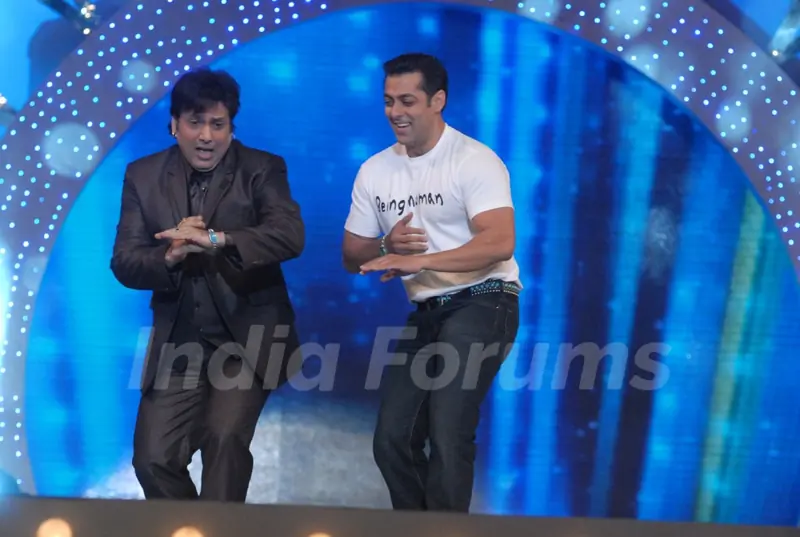 Govinda and Salman Khan at COLORS Umang 2011. .