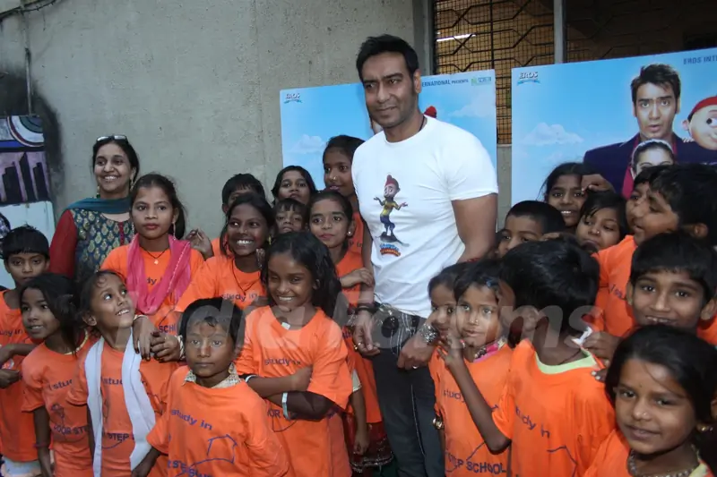 Ajay Devgan at 'Toonpur Ka Superhero' promotional events