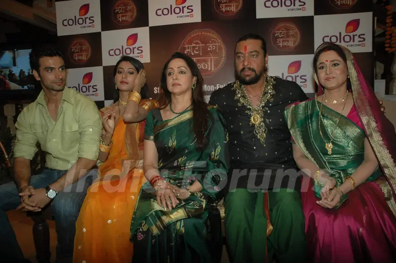 Colors launches Hema Malini's Maati Ki Banno at Dahisar. .